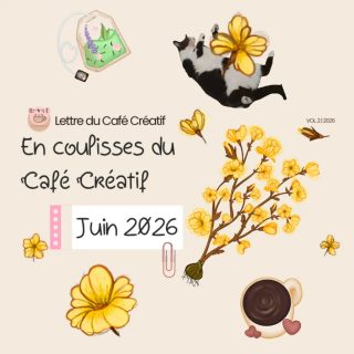 ☕ Le Café poursuit doucement son chemin...
Juin n'a pas été le mois le plus spectaculaire, mais il a été riche en petites avancées qui
comptent beaucoup pour moi.
🌿 L'Herbier reprend vie.
☕ Le Café Créatif trouve peu à peu son identité.
💛 Et surtout, cette belle communauté continue de grandir.
Merci d'être là, une tasse après l'autre. ☕